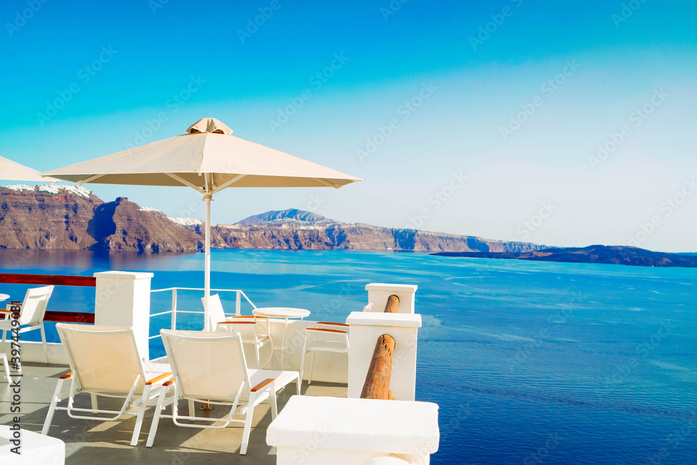 Fototapeta premium caldera of Santorini, Greece