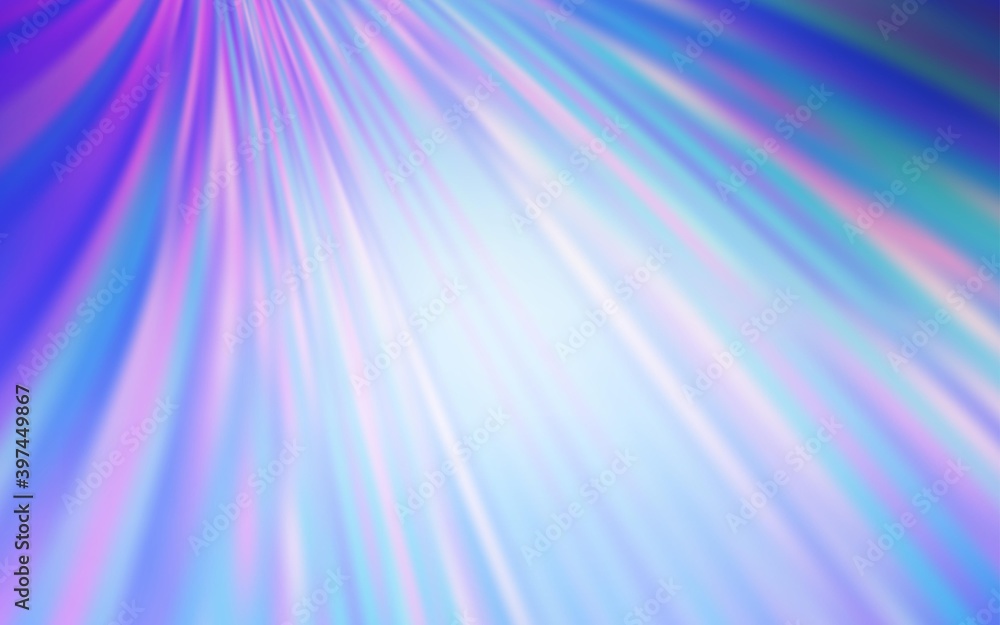 Light Pink, Blue vector blurred background.