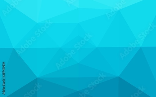 Light BLUE vector polygon abstract layout.