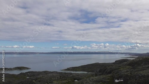 Wallpaper Mural Beautiful arctic summer landscape on Barents sea shoreline Torontodigital.ca