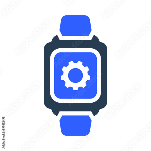 Setting, smart watch icon