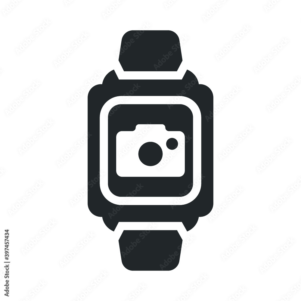 Camera, smart watch icon