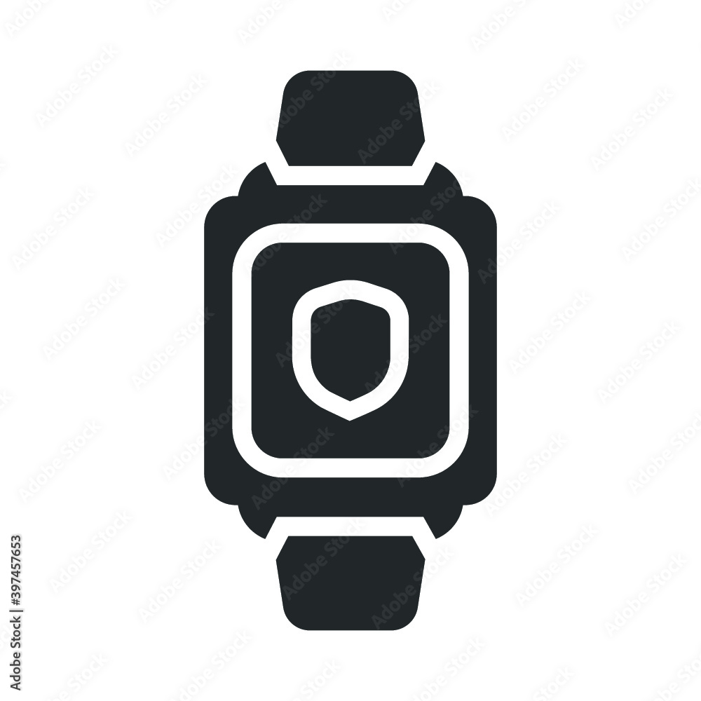 Protection, smart watch icon Protection, smart watch icon