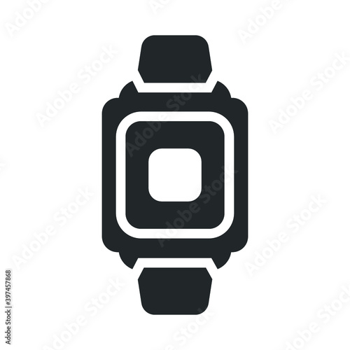 Stop, smart watch icon