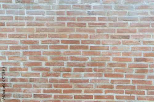 old brick wall texture.seamless stonewall background.vintage orange brickwork architecture surface.