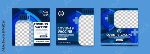 Collection of covid-19 vaccine social media posts. vaccine for covid-19. for the socialization of the covid-19 virus vaccination.