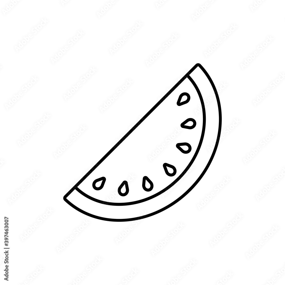 watermelon icon element of fruit icon for mobile concept and web apps. Thin line watermelon icon can be used for web and mobile. Premium icon on white background watermelon icon element of fruit icon for mobile concept and web apps. Thin line watermelon icon can be used for web and mobile. Premium icon on white background