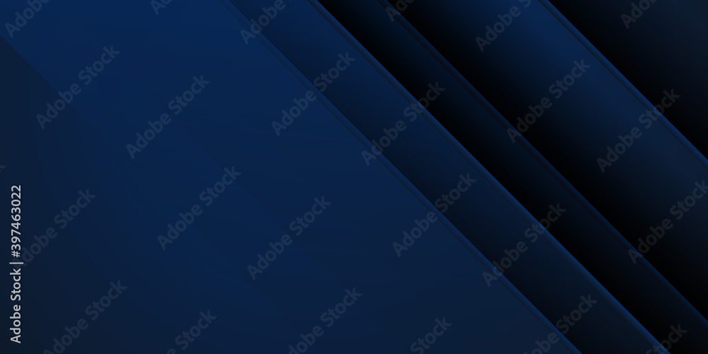 Blue abstract tech business corporate background with light stripes effect and 3d concept