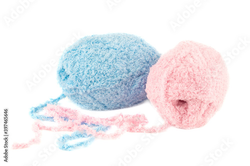 Two yarn clews