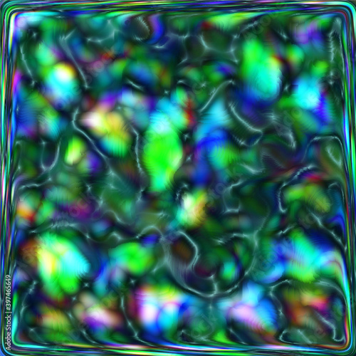 Decoraive abstract background in the green colors