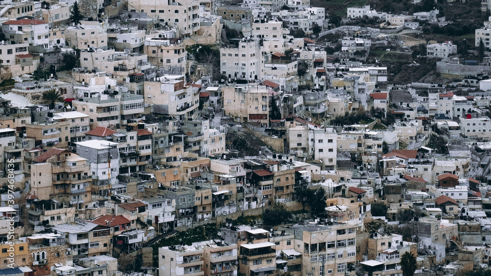 Jerusalem, areas in the hills
