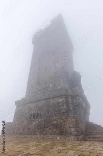 Monument to Liberty Shipka at Saint Nicholas peak, Bulgaria photo