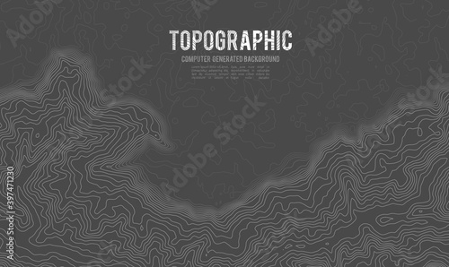 Grey contours vector topography. Geographic mountain topography vector illustration. Topographic pattern texture. Map on land vector terrain. Elevation graphic contour height lines. Topographic map