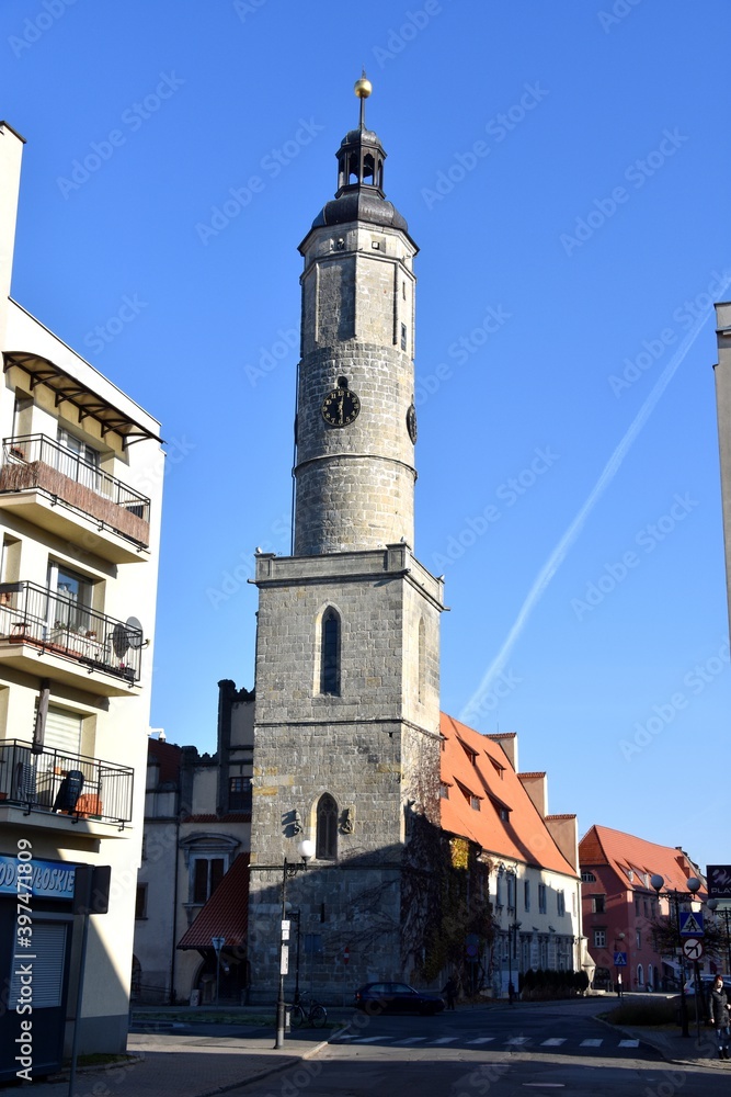 Fototapeta premium Lwówek Śląski , historyczne miasto zabytkowe, Dolny Śląsk