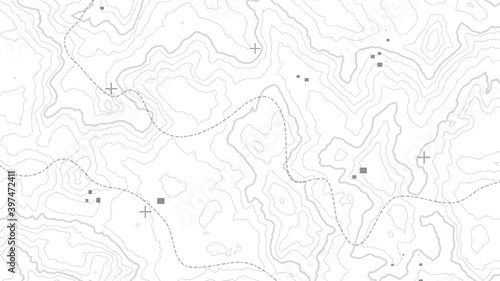 Grey contours vector topography. Geographic mountain topography vector illustration. Topographic pattern texture. Map on land vector terrain. Elevation graphic contour height lines. Topographic map