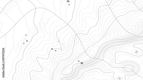 Grey contours vector topography. Geographic mountain topography vector illustration. Topographic pattern texture. Map on land vector terrain. Elevation graphic contour height lines. Topographic map