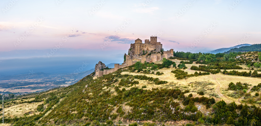 Loarre Castle romanesque defensive fortification medieval romanic Huesca Aragon Spain