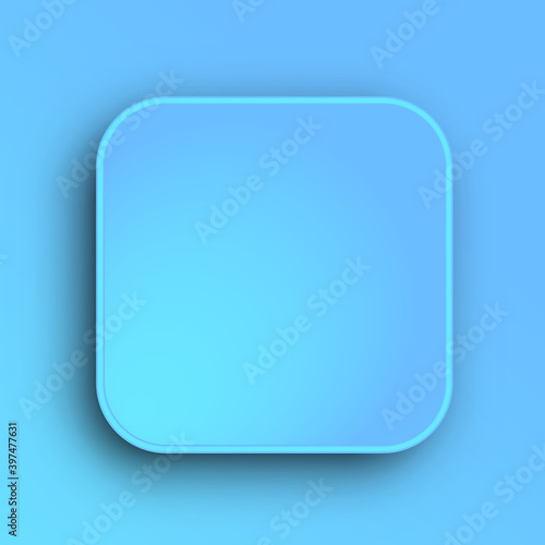 Blue Material Texture Template Button Web Icon