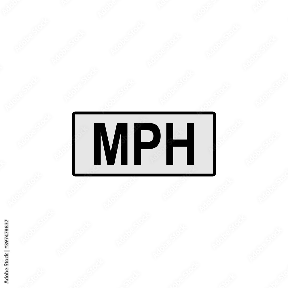 mile, kilometer, hours icon. Signs and symbols can be used for web, logo, mobile app, UI, UX mile, kilometer, hours icon. Signs and symbols can be used for web, logo, mobile app, UI, UX