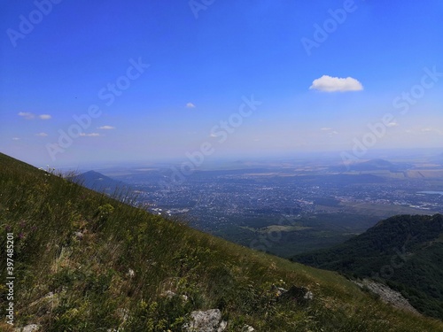 landscape with clouds