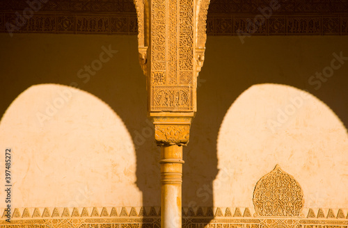 Alhambra, UNESCO World Heritage Site. Granada City. Andalusia, Southern Spain Europe