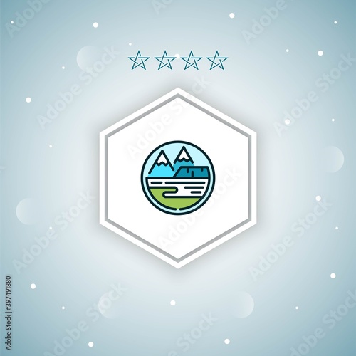 tundra vector icons modern