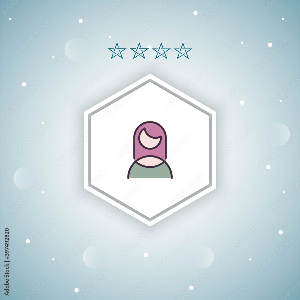 woman vector icons modern woman vector icons modern