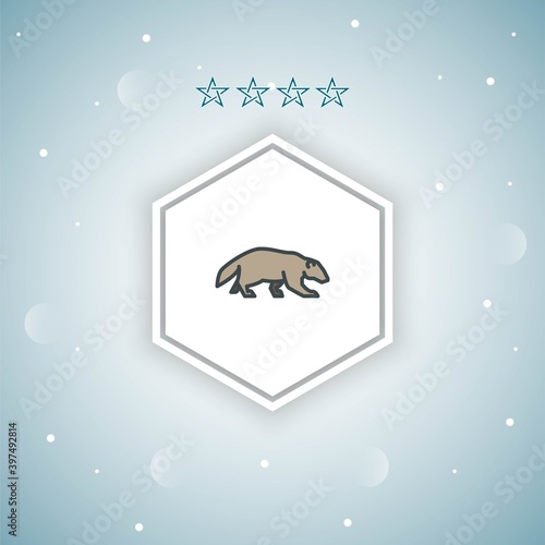 wolverine vector icons modern