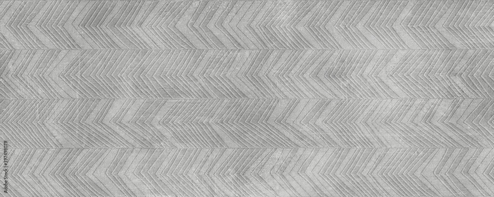 Background with zigzag pattern on light cement floor Background with zigzag pattern on light cement floor