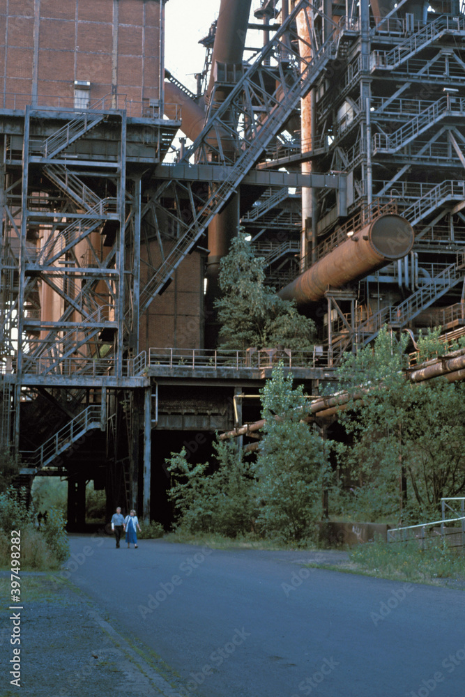Naklejka premium Duisburg, Landschaftspark Nord, alte Thyssen-Heutte