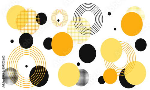 abstract modern yellow black pattern with lines diagonally on white background part 1