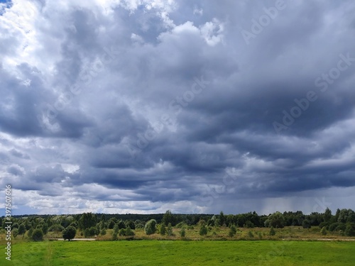 landscape with clouds