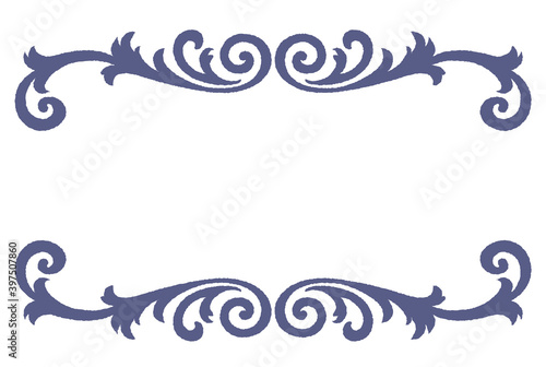 ビンテージ、アンティークな装飾フレーム。ベクター素材