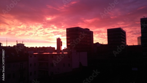 dawn over the city  © Vladimir