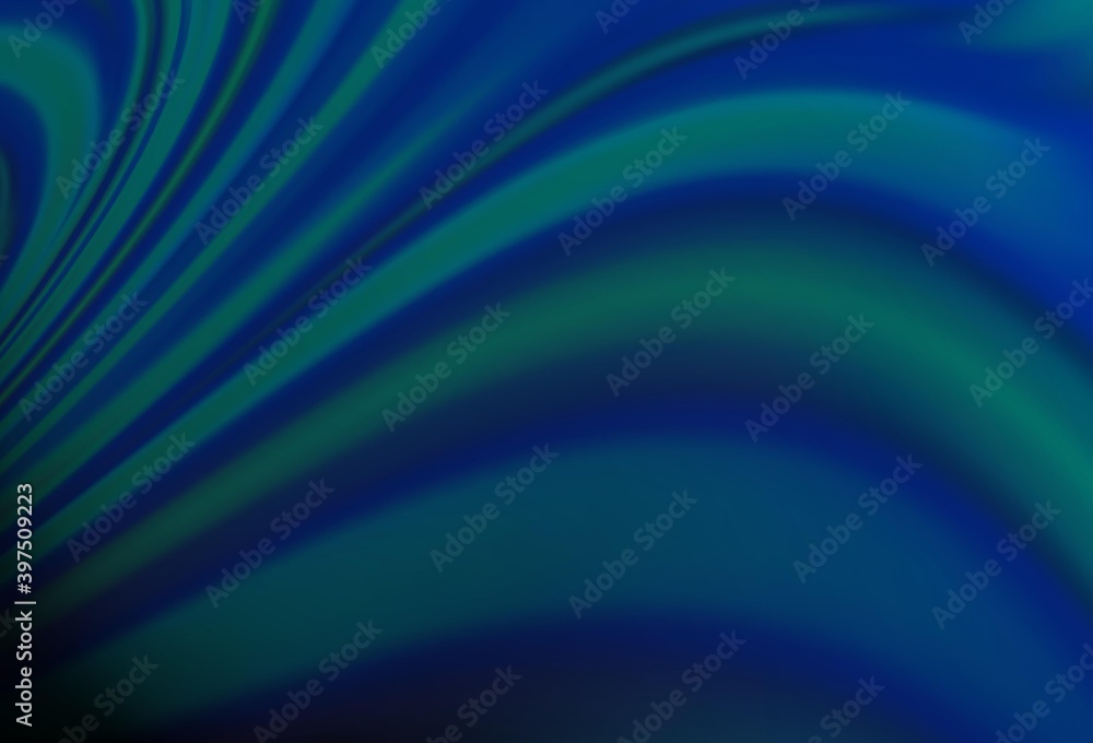 Dark BLUE vector pattern with bent ribbons. Dark BLUE vector pattern with bent ribbons.