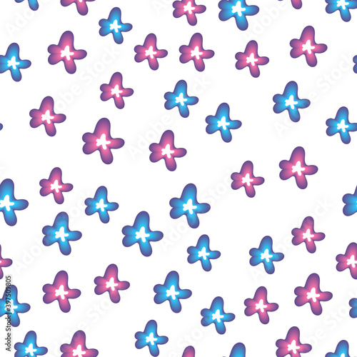 Abstract seamless pattern with geometry shape. Vector illustration for your unique design