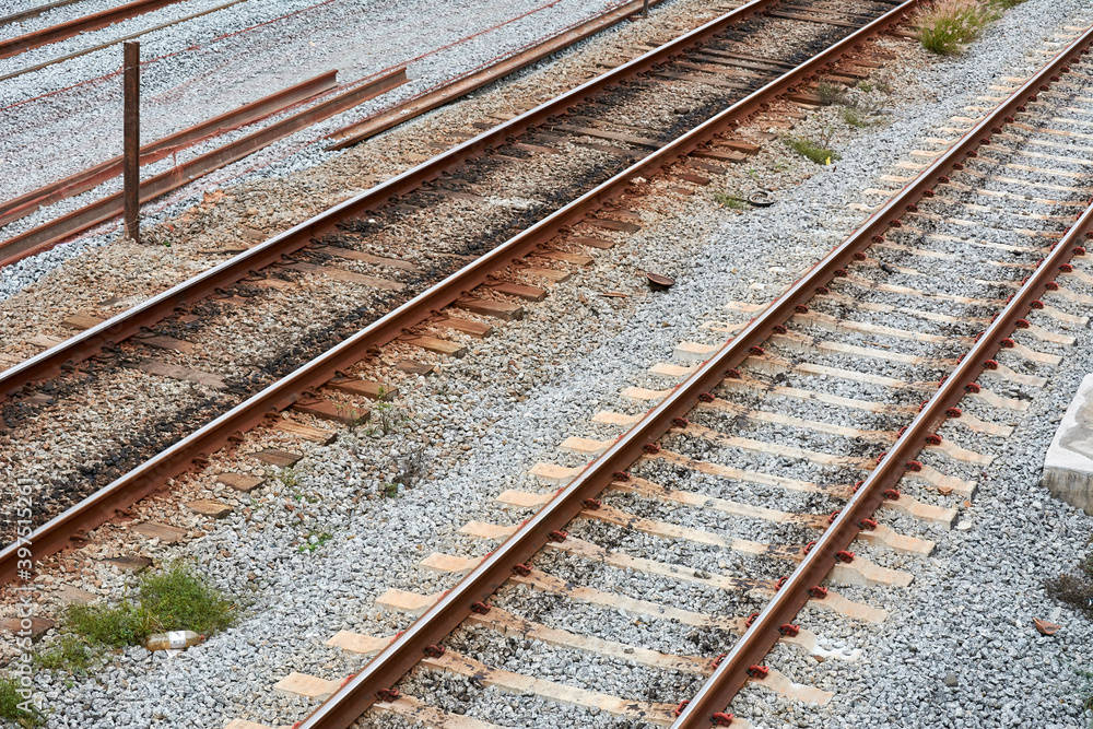 Railroad tracks abstract background Railroad tracks abstract background