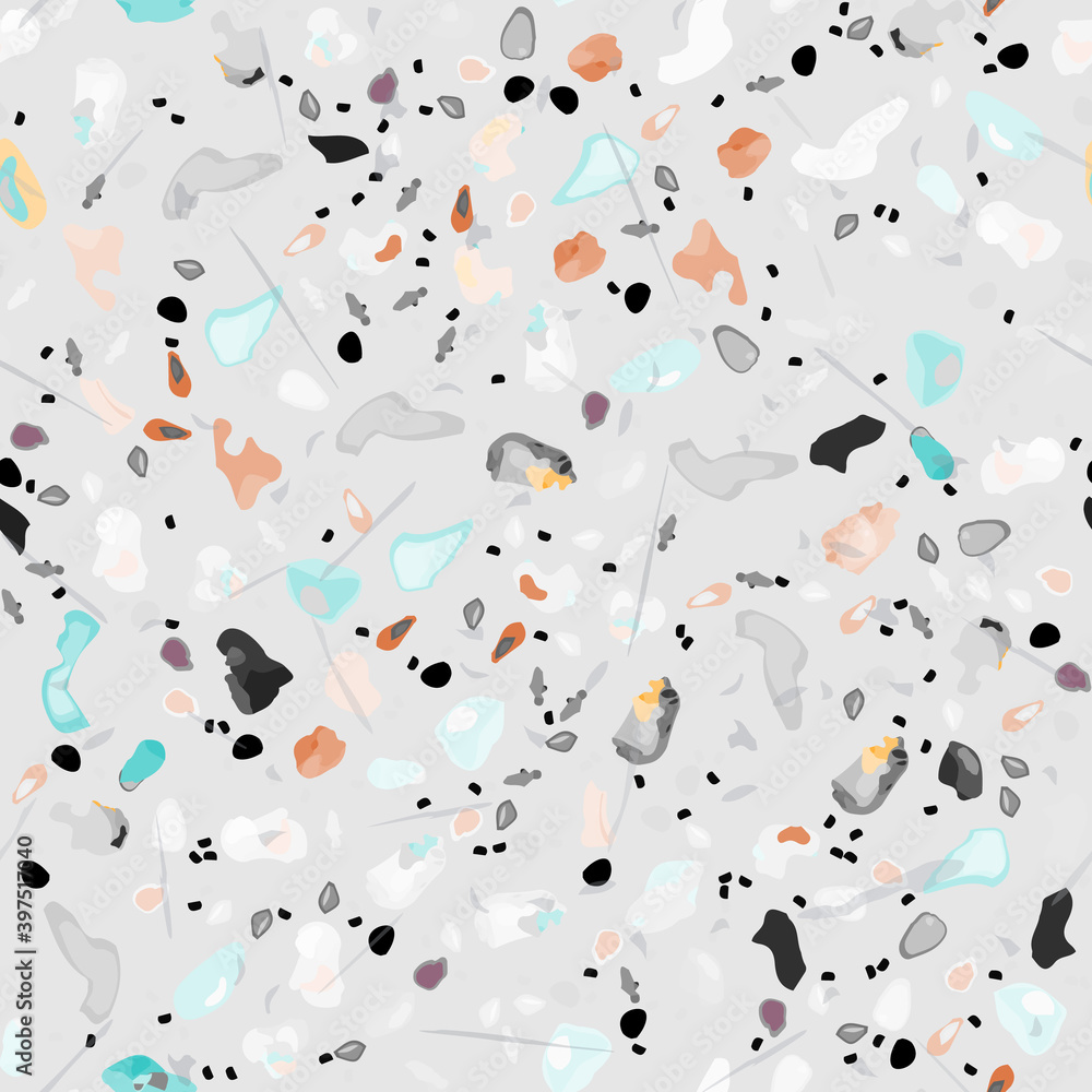 Terrazzo Texture Vector. Flooring Seamless Pattern Terrazzo Texture Vector. Flooring Seamless Pattern
