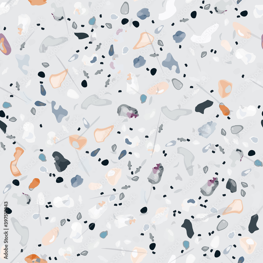 Terrazzo Texture Vector. Flooring Seamless Pattern Terrazzo Texture Vector. Flooring Seamless Pattern