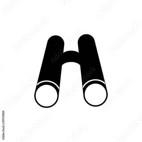 Binoculars icon isolated on white background