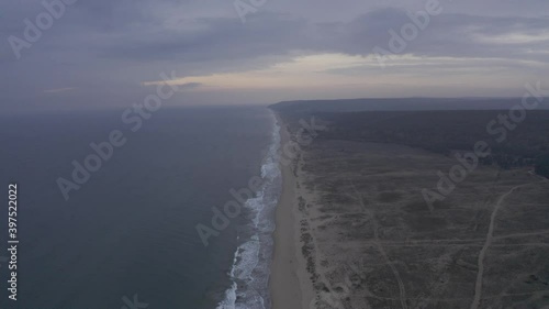 Aerial, Bulgarian Beach At The Black Sea photo