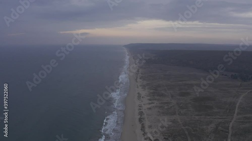 Aerial, Bulgarian Beach At The Black Sea photo