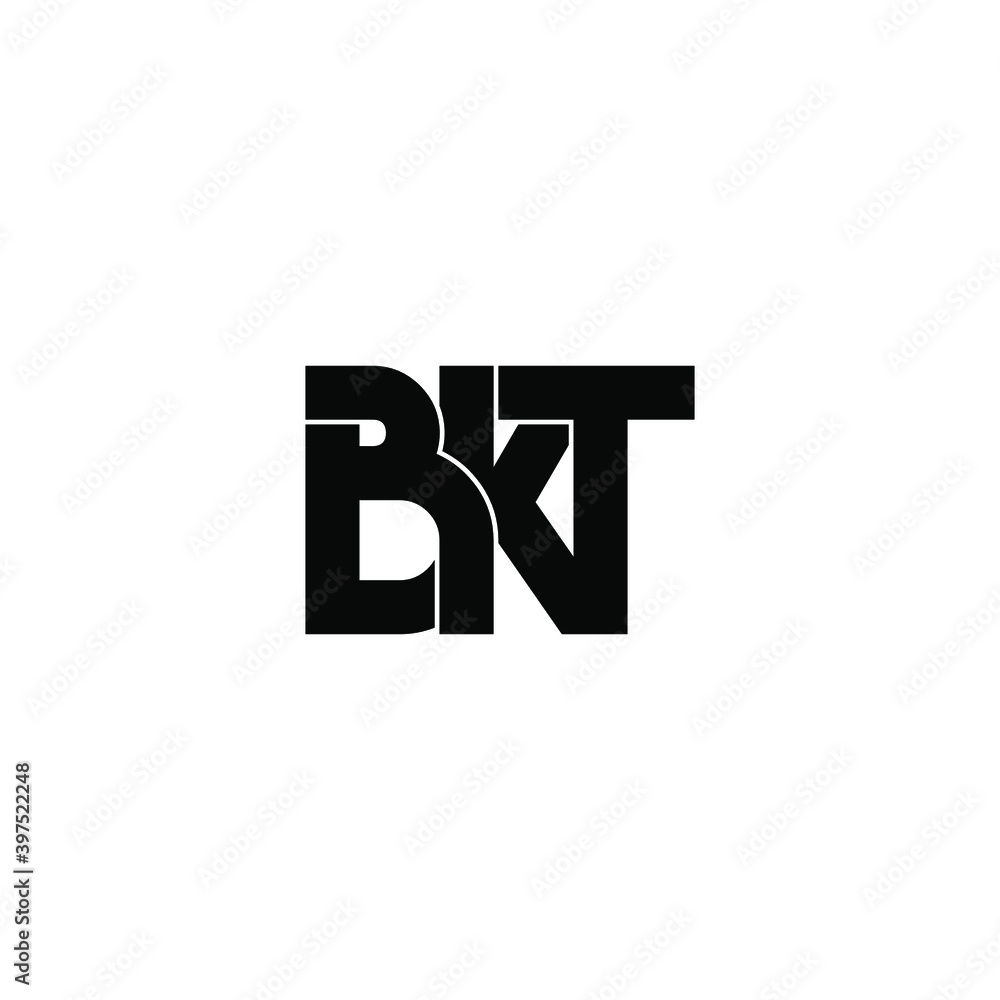 bkt letter original monogram logo design bkt letter original monogram logo design