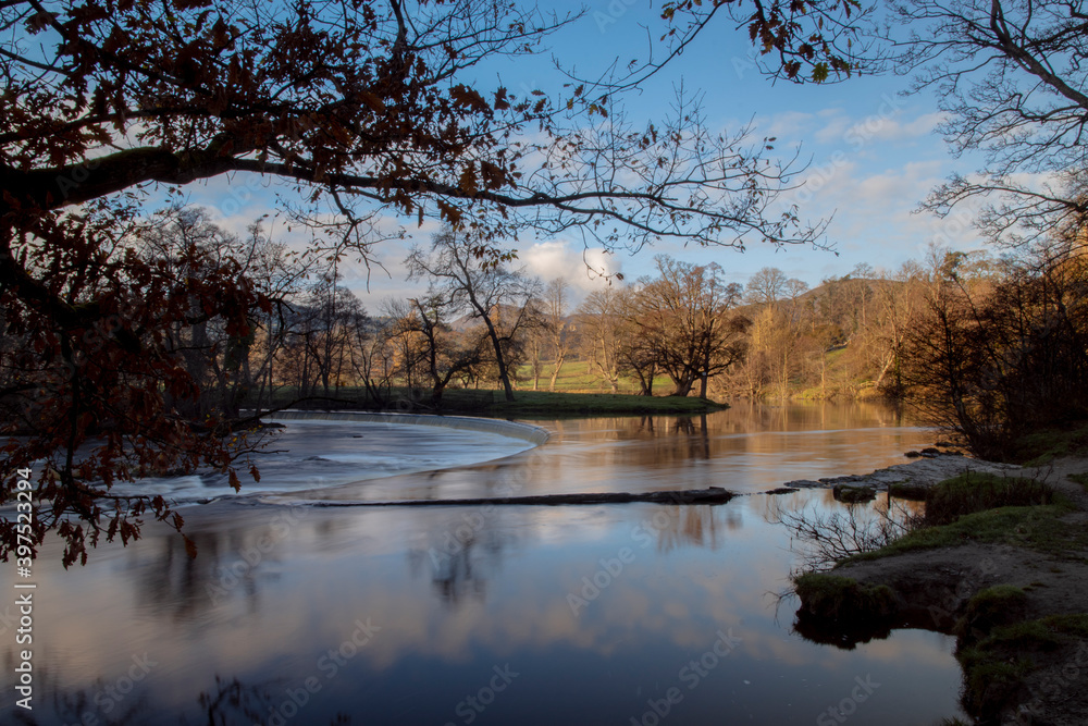 a view from the side of horseshoe falls near Llangollen a view from the side of horseshoe falls near Llangollen