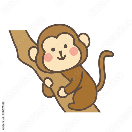 さる　可愛いイラスト