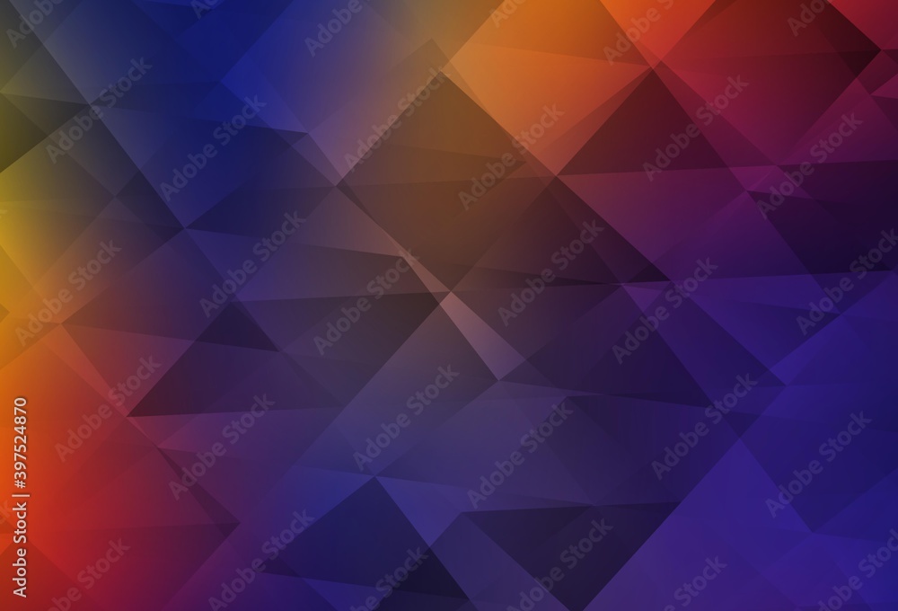 Dark Blue, Red vector abstract mosaic backdrop. Dark Blue, Red vector abstract mosaic backdrop.