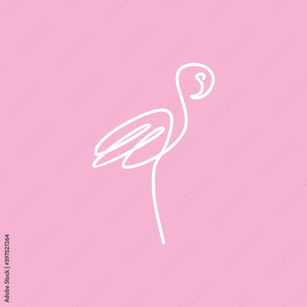 Flamingo pink vector Flamingo pink vector