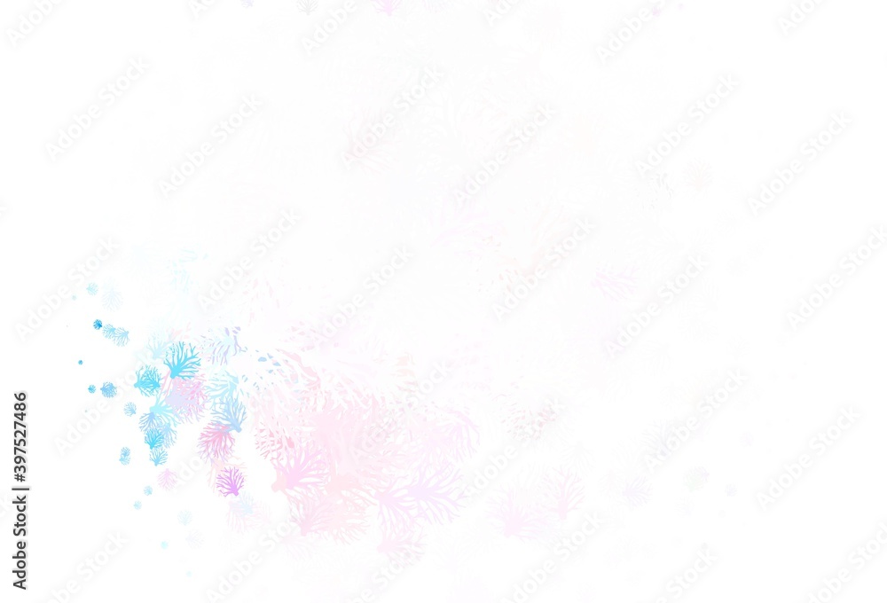 Light Pink, Green vector abstract backdrop with branches. Light Pink, Green vector abstract backdrop with branches.