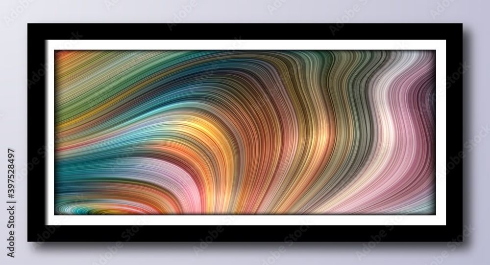 Modern artwork with Mixed Marble effect painting abstract trendy background