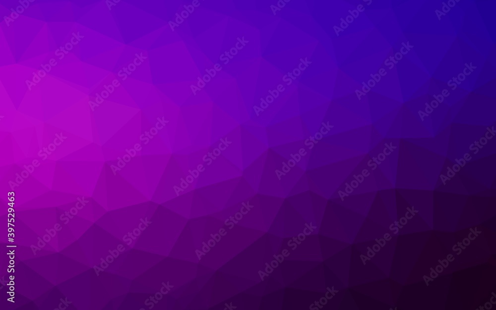 Dark Purple, Pink vector polygon abstract background. Dark Purple, Pink vector polygon abstract background.